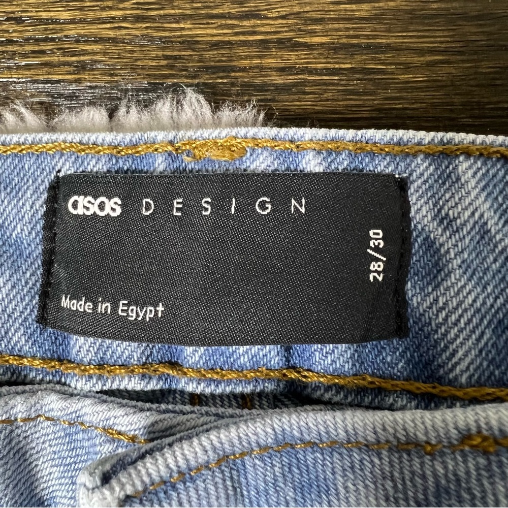 ASOS High Rise Blue Jeans - Picture 10 of 11